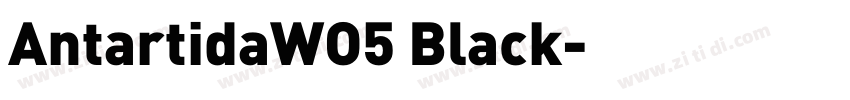 AntartidaWO5 Black字体转换